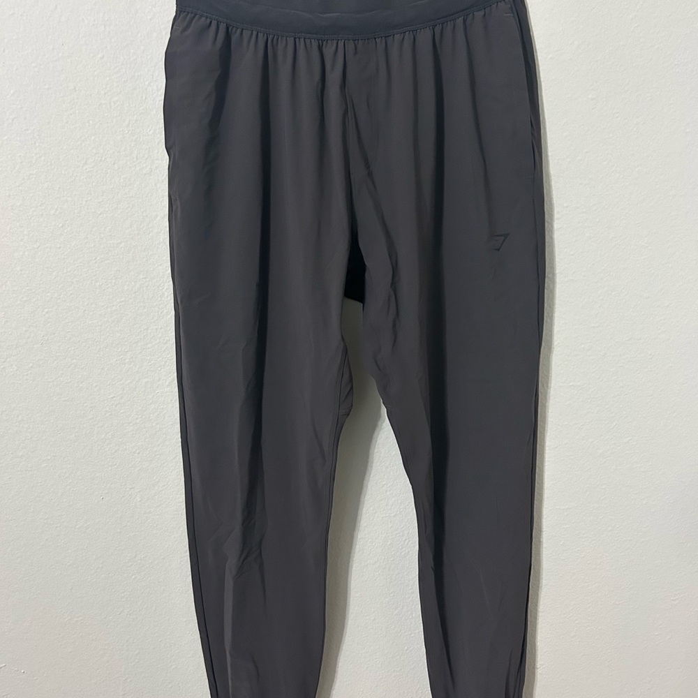 Gymshark Black Sweatpants Elastic Waistband Tapered Fit